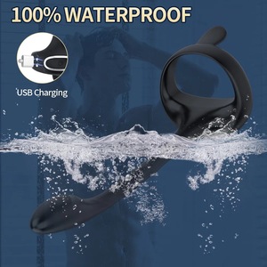 Vibrador <span class=keywords><strong>de</strong></span> anillo <span class=keywords><strong>de</strong></span> pene con Control remoto por aplicación, masajeador <span class=keywords><strong>de</strong></span> próstata masculino, retardante <span class=keywords><strong>de</strong></span> eyaculación, anillo para pene, tapón Anal, juguete sexual para hombres y adultos - Product Image 6