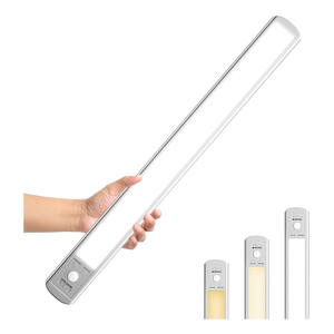 Lampe de nuit à détecteur de mouvement magnétique <span class=keywords><strong>rechargeable</strong></span> par USB pour intérieur, lumière de placard sous les armoires à LED - Product Image 3