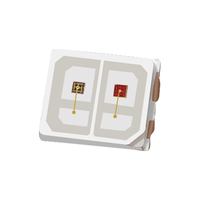 2025 jenis baru 2835 SMD merah 620nm dan Ir 850nm 0.2w 2in1 dioda Led untuk lampu kecantikan medis