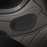 Coussin de repose-genoux en velours pelucheux pour voiture, coussin de console centrale pour les jambes, rebond doux, support adhésif, ajustement universel pour BMW Toyota Honda