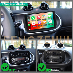 Estéreo de Coche 64G Android 14 para Mercedes-Benz Smart 2014-2022 con Carplay y Android Auto, Radio de Coche de 9 Pulgadas con Navegación GPS, Reproductor de DVD y Cámara de Reversa - Product Image 2