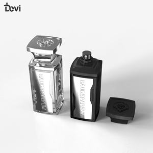 Flacon de parfum personnalisé en verre vide de 100 ml carré et de 200 ml rond avec bille à rouler - Product Image 6