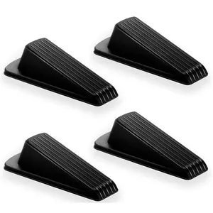 Factory Price Door Stoppers Heavy Duty Wedge Rubber Door Stop Works on All Floor Surfaces