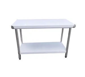 Steel Work Table Inox Working Table For Hotel Equipment Stainless Steel Bench