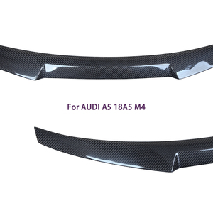 For A5 S5 RS5 B9 2Door Coupe M4 Style Carbon Fiber Rear Spoiler Trunk Wing 2016-2025 - Product Image 3