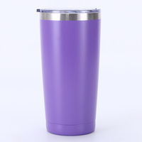 Bouteille d'eau de sport avec logo personnalisé, double paroi, isolée sous vide, en acier inoxydable blanc, accessoire de sport et de camping avec sangle