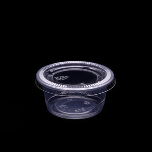 Lot de 200 tasses à sauce jetables en plastique transparent de 2oz avec couvercles, tasses à soufflé, tasses à gelée - Product Image 5