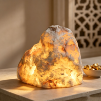 Lampe de table en albâtre de luxe, lampe de chevet en pierre naturelle, lumière décorative pour la maison, la villa, l'hôtel, la chambre à coucher, fabricant