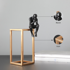 Accessoires de <span class=keywords><strong>table</strong></span> pour salon de style nordique, pièces d'art en céramique, décoration intérieure moderne, <span class=keywords><strong>or</strong></span> luxueux, décoration de la maison - Product Image 2