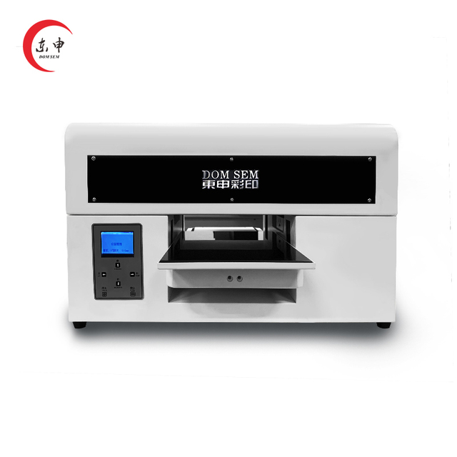 New A4 Automatic Flatbed UV Printer for Business Cards Labels & Tubes with 3D Embossed Effect