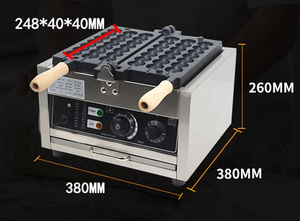 Máquina para Hacer Waffles en Espiral, Plancha para Takoyaki y Bolas de <span class=keywords><strong>Pulpo</strong></span>, Parrilla Comercial de Acero Inoxidable, Máquina para Hacer Waffles y Snacks - Product Image 5
