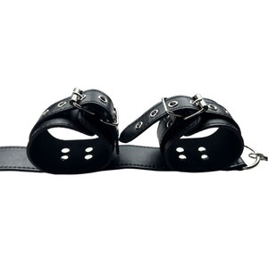 Tapón Anal con Correa de Cuero y Gancho Metálico para Estimulación Adulta Negro SK-50 - Product Image 4