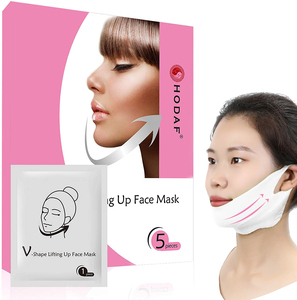 Maschera riutilizzabile per il lifting del viso a V, cinturino per il mento, fascia per il viso, solleva e rassoda il viso per prevenire il rilassamento cutaneo - Product Image 4