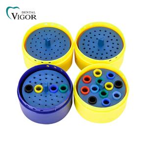 Kotak disinfeksi gigi 44 lubang, pemegang Bur autoklaf File Endo Gutta Percha Point/blok Burs gigi - Product Image 1