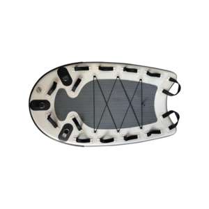 Trineo de Rescate Inflable Personalizado con Logotipo, Fabricado con Tela Gris Drop Stitch, Trineo de Rescate <span class=keywords><strong>Pequeño</strong></span> para Salvavidas, Trineo para Moto Acuática - Product Image 2