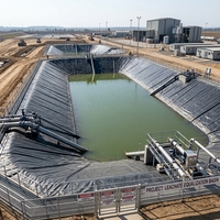 Géomembrane HDPE de 1,0 mm pour bassin à crevettes Huadun, une marque de Pekine de 61 ans d'histoire