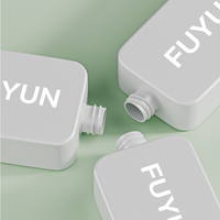 Fuyun quantité minimale de commande 50 Bouteille à pompe en plastique à recharge carrée populaire en usine 250ml 350ml 500ml Bouteille de savon liquide lotion shampooing