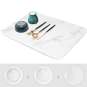 现代风格硅藻土碗碟干凉垫快干厨房台垫吸水石碗碟干凉垫 - Product Image 2