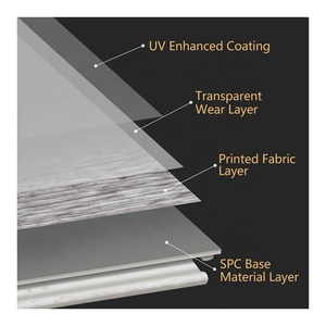 Waterproof Wear Resistant Plastic Stone Composite SPC <strong>Vinyl</strong> Plank <strong>Flooring</strong> <strong>Click</strong> Lock Indoor Use - Product Image 4