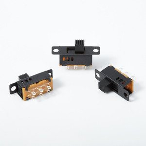 מתג הזזה אנכי DIP בעל 6 פינים ו-3 מצבים (הרכבה על מעגל מודפס) עמיד, חיבור דרך חור, PVC שחור, DC12V לציוד חשמלי - Product Image 2