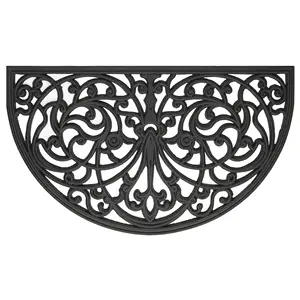 Recycled Rubber Cast Iron Doormat for Aldi Walmart Target Lowes