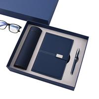 Coffret Cadeau d'Affaires de Luxe : Thermos en Acier Inoxydable avec Affichage Intelligent de la Température, Carnet en Cuir, Logo Personnalisé – Cadeau d'Entreprise Exécutif