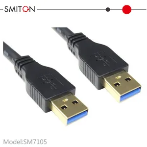 High Speed USB 3.0 A Male To Male Gold Plated Printer Cable