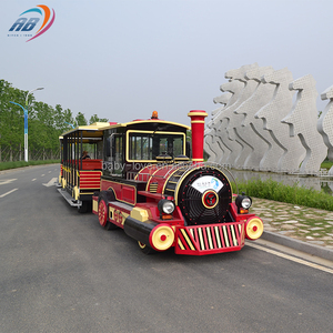 Attractions classiques <span class=keywords><strong>de</strong></span> <span class=keywords><strong>parc</strong></span> d'attractions, train électrique sans rail à vapeur 24 places à vendre - Product Image 4