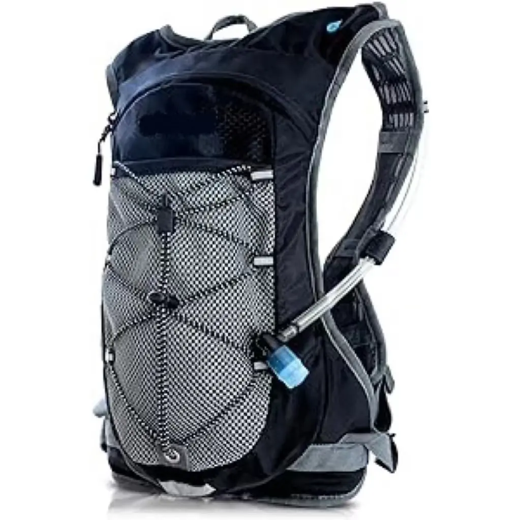 Hydration Pack  2L Hydration Water Bladder High Flow Bite Valve Hydration Backpack with Storage Lightweight Running Backpack