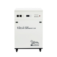 Kit maison portable personnalisé 1000w-7000w Ups 2kw 3 Kw 24v 48v système d'alimentation d'éclairage solaire pour réfrigérateur ordinateur ventilateur et lumière de télévision