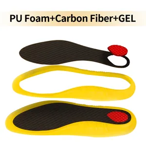 S-king palmilhas ortopédicas de fibra de carbono, palmilhas ortopédicas de absorção de choque, para esportes e fibra de carbono