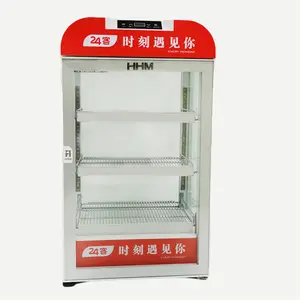 makanan aluminium showcase Suppliers-Display Penghangat Makanan Panas Komersial Elektrik, Etalase Hangat untuk Meja