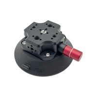 Support de voiture professionnel CNC à ventouse avec trous de positionnement Arri et vis 1/4 pouce pour stabilisateur de caméra de tournage d'action à haute vitesse