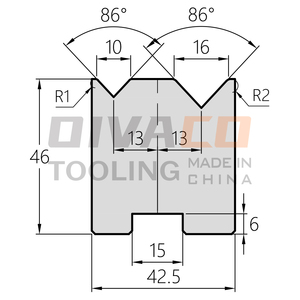 Utensili a V standard 42CrMo ad alta durezza, pronti all'uso per <span class=keywords><strong>piegatrici</strong></span> CNC - Product Image 3