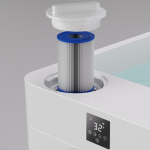 เครื่องทำความเย็นออลอินวันพร้อมอ่างอาบน้ำสำหรับนักกีฬาเพื่อการฟื้นฟูร่างกายด้วยการบำบัดด้วยน้ำเย็น ควบคุมการทำงานด้วย WiFi พร้อมระบบทำความสะอาดโอโซน - Product Image 6