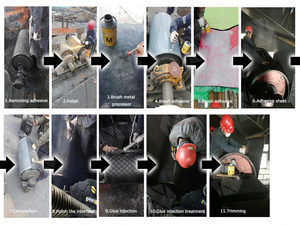 Toplu malzeme taşıma için seramik gecikmeli motorlu tambur kasnağı madencilik konveyörü bantlı konveyör kasnağı - Product Image 5