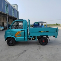 Camionnette électrique Xingpeng 50 kW avec réservoir amovible, cabine 4 portes, phares LED, freins à disque, batterie au lithium, hydraulique