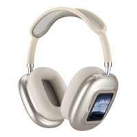 Casque audio supra-auriculaire dynamique à réduction de bruit active (ANC) avec écran tactile, Bluetooth 6.0, faible latence, 35H d'autonomie, HiFi, pour voyage et gaming, écouteurs magnétiques lavables – Offre Spéciale