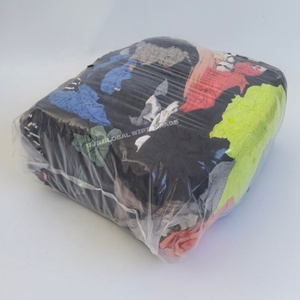 Trapos de Limpieza Industriales de Colores Variados, 100% Algodón, Trapos de Camiseta Cortados, 10 kg, Trapos de Tela para Limpieza - Product Image 1