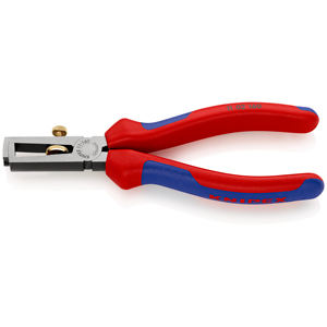 KNIPEX 11 02 160 Alicates pelacables con resorte universales con mangos multicomponentes negros 160 mm - Product Image 1