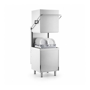 Lavavajillas Comercial Independiente con Campana, Equipo de Lavado de Platos de Acero Inoxidable, Aparato de Limpieza de Platos para Hoteles y Comercios - Product Image 3