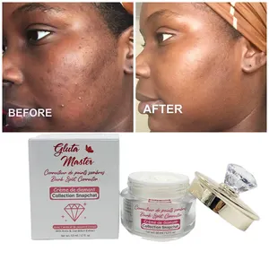 Gluta Master Diamond Glow Dark Spot Corrector Face Cream With Glutathion Super Lightening Black Skin Shine Beauty Cream