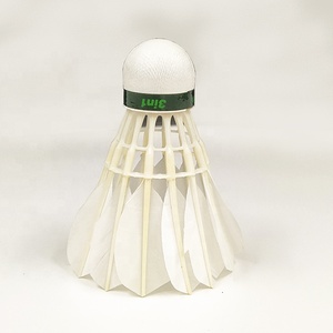 Gran oferta 3 en 1 volante híbrido pluma ganso bádminton lanzadera gallos con lata bádminton lanzadera al aire libre Badmenton <span class=keywords><strong>Kok</strong></span> - Product Image 1