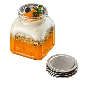 Frasco de Vidrio de 750 ml (25.4 oz) con Tapa de Aluminio, Hermético, <span class=keywords><strong>para</strong></span> Conservas, Alimentos Enlatados, Mermelada, Especias, con Tapa de Madera <span class=keywords><strong>para</strong></span> Velas - Product Image 1