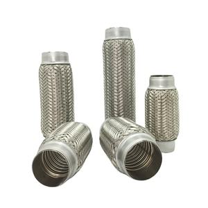 סיטונאי גמיש פליטה גמיש רכב צינור פליטה בלו עם צמה פנימית/פטמה/משתלבים/רשת צמת/מקורבות - Product Image 1