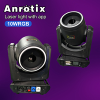 Venta al por Mayor de Luz Láser de Animación de 10W con Cabezal Móvil RGB 3D, Control DMX512, IP20
