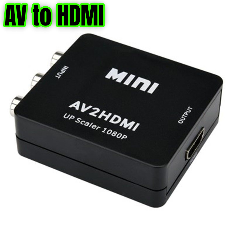AV เป็น HDMI สีดำ