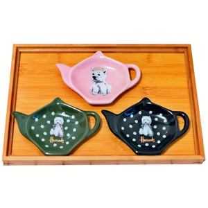 حامل أكياس شاي مبتكر من البورسلين على شكل إبريق شاي بتصميم فريد من السيراميك المتين لعشاق الشاي - Product Image 5