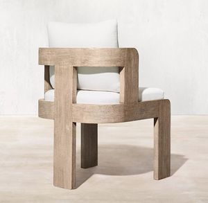 Modern Teak Wood Outdoor Furniture Set Dining <b>Tables</b> and Chairs for Patio - Product Image 6