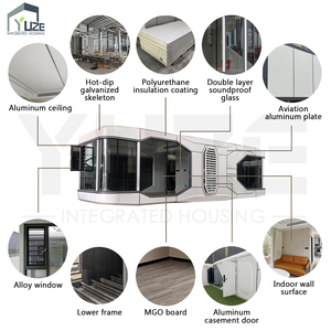Sang trọng đương đại prefab nhà nhẹ khung thép Modular Capsule nhà với nhà bếp 2025 - Product Image 5
